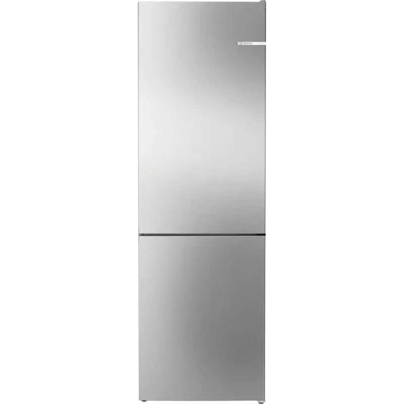Šaldytuvas-šaldiklis Bosch Serie 4 KGN362IDF, laisvai pastatomas, 321 L (218 L šaldytuvas / 103 L šaldiklis), nerūdijantis plienas, apatinis šaldiklis