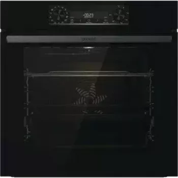 Įmontuojama orkaitė Gorenje BOS6737E06FBG — 77 L, daugiafunkcė, EcoClean, garai, konvekcija, mechaninis valdymas, 59,5×59,5 cm, juoda