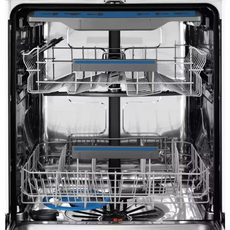 Indaplovė Electrolux EES848200L pilnai įmontuojama — 14 komplektų, 46 dB, AirDry, 8 programų, pilnas dydis 60 cm