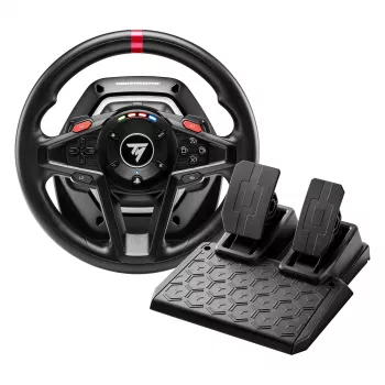 Thrustmaster T128 Black Vairas su pedalais USB PC, PlayStation 4, PlayStation 5