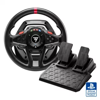 Thrustmaster T128 Black Vairas su pedalais USB PC, PlayStation 4, PlayStation 5