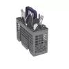 Siauroji indaplovė Beko BDFS15020X, 10 komplektų, 45 cm, 47 dB, 5 programų, inverterinis variklis