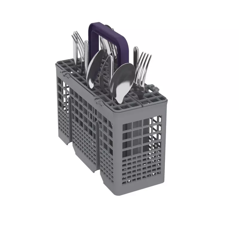Siauroji indaplovė Beko BDFS15020X, 10 komplektų, 45 cm, 47 dB, 5 programų, inverterinis variklis