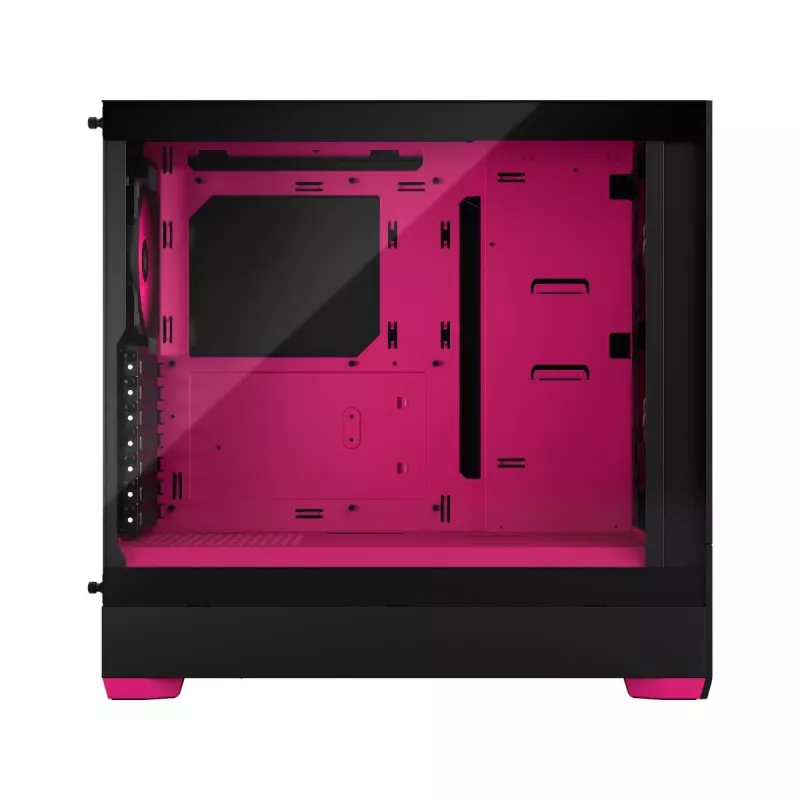 FRACTAL DESIGN Pop Air RGB Magenta Core TG Clear Tint – vidutinis kompiuterio korpusas