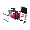 FRACTAL DESIGN Pop Air RGB Magenta Core TG Clear Tint – vidutinis kompiuterio korpusas