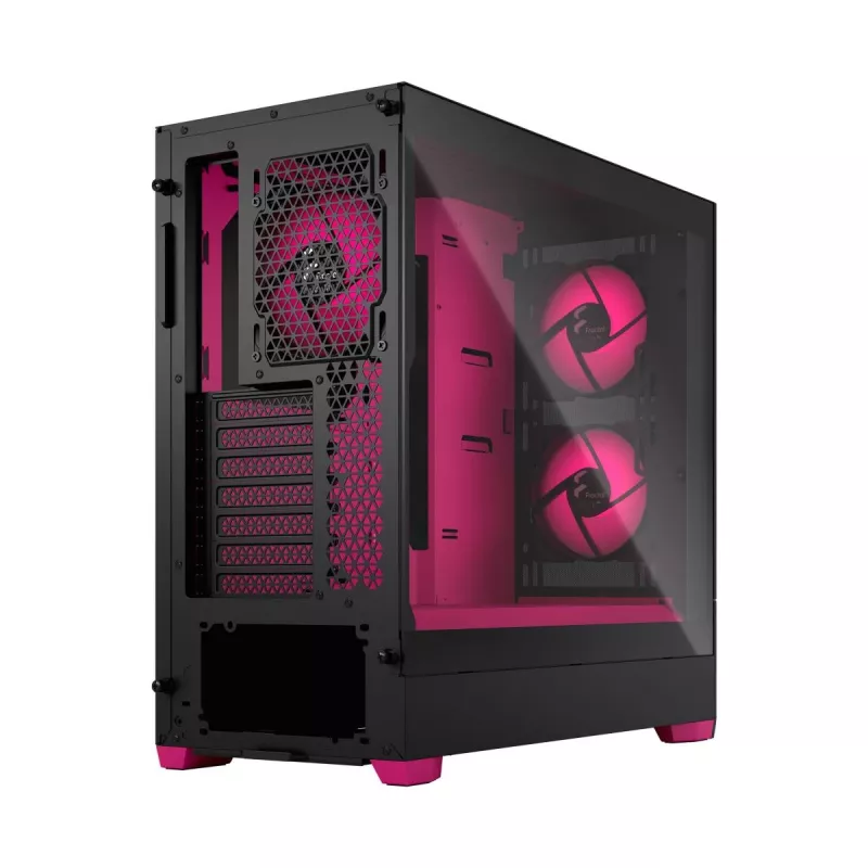 FRACTAL DESIGN Pop Air RGB Magenta Core TG Clear Tint – vidutinis kompiuterio korpusas