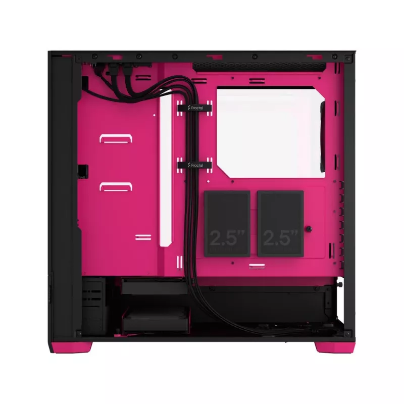 FRACTAL DESIGN Pop Air RGB Magenta Core TG Clear Tint – vidutinis kompiuterio korpusas