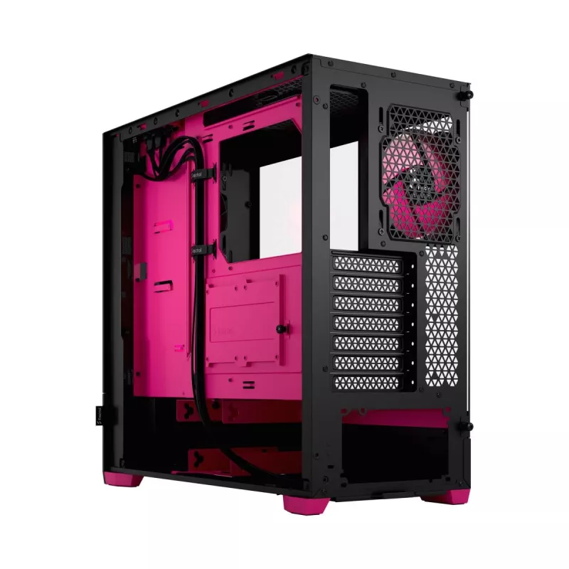 FRACTAL DESIGN Pop Air RGB Magenta Core TG Clear Tint – vidutinis kompiuterio korpusas