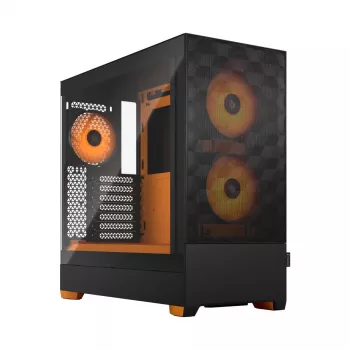 FRACTAL DESIGN Pop Air RGB Orange Core Tg Clear Tint korpusas
