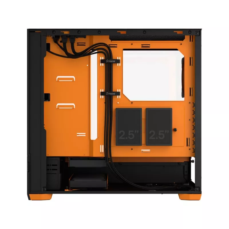 FRACTAL DESIGN Pop Air RGB Orange Core Tg Clear Tint korpusas