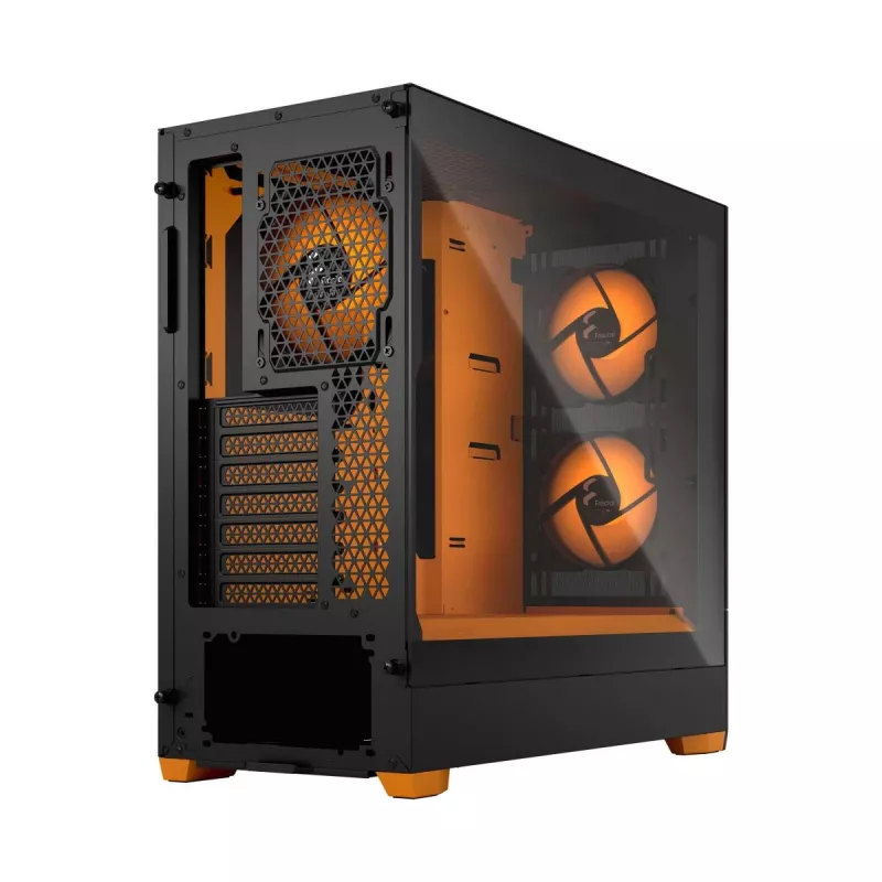 FRACTAL DESIGN Pop Air RGB Orange Core Tg Clear Tint korpusas