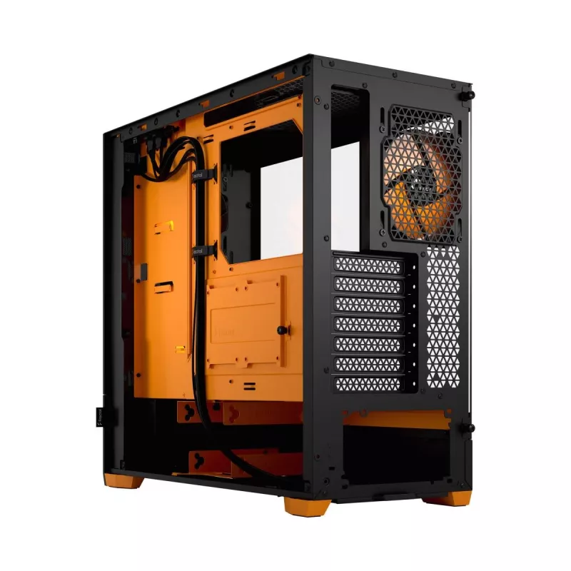 FRACTAL DESIGN Pop Air RGB Orange Core Tg Clear Tint korpusas
