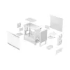 FRACTAL DESIGN Pop Mini Air RGB White Tg Clear Tint korpusas