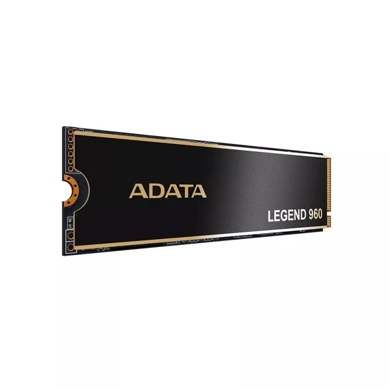 SSD M.2 1 TB ADATA LEGEND 960 PCIe 4.0 NVMe, 7400/6000 MB/s, 3D NAND, SMI SM2264, HW šifravimas, radiatoriaus plokštė