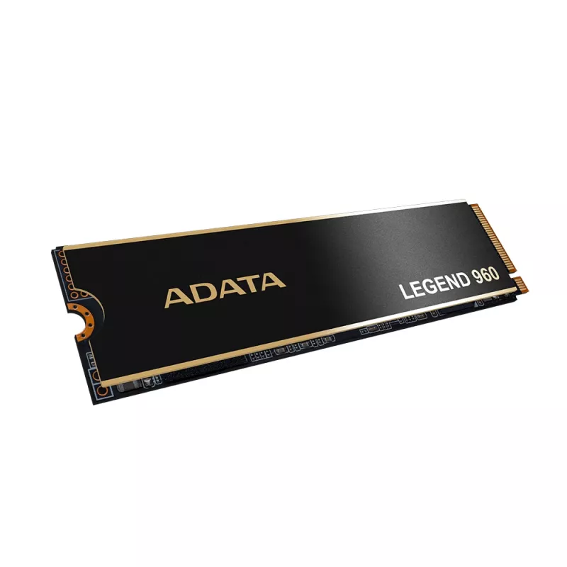 SSD M.2 1 TB ADATA LEGEND 960 PCIe 4.0 NVMe, 7400/6000 MB/s, 3D NAND, SMI SM2264, HW šifravimas, radiatoriaus plokštė