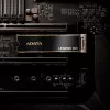 SSD M.2 1 TB ADATA LEGEND 960 PCIe 4.0 NVMe, 7400/6000 MB/s, 3D NAND, SMI SM2264, HW šifravimas, radiatoriaus plokštė
