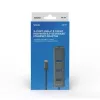 USB-C stotelė SAVIO AK-57, 3× USB-A, RJ-45 Gigabit Ethernet (5000 Mbit/s), aliuminis pilka