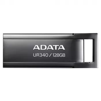 USB atmintukas ADATA UR340 128 GB USB Type-A 3.2 Gen1, metalinis korpusas, juodas