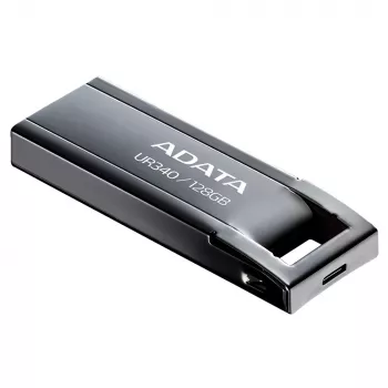 USB atmintukas ADATA UR340 128 GB USB Type-A 3.2 Gen1, metalinis korpusas, juodas