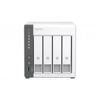 QNAP TS-433 NAS bokštas ARM Cortex-A55 4 GB 0 TB QNAP QTS Baltas
