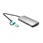 i-tec USB 3.0 USB-C/Thunderbolt 3x Display Metal Nano Dock su LAN ir Power Delivery 100 W