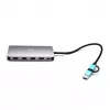 i-tec USB 3.0 USB-C/Thunderbolt 3x Display Metal Nano Dock su LAN ir Power Delivery 100 W