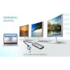 i-tec USB 3.0 USB-C/Thunderbolt 3x Display Metal Nano Dock su LAN ir Power Delivery 100 W
