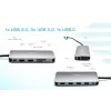 i-tec USB 3.0 USB-C/Thunderbolt 3x Display Metal Nano Dock su LAN ir Power Delivery 100 W
