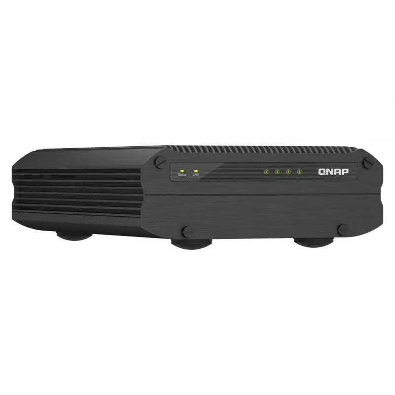 QNAP TS-I410X NAS bokštinis Intel Atom® x6425E 8 GB 0 TB QNAP QTS Juoda