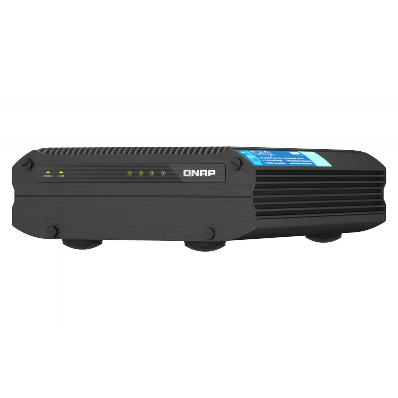 QNAP TS-I410X NAS bokštinis Intel Atom® x6425E 8 GB 0 TB QNAP QTS Juoda