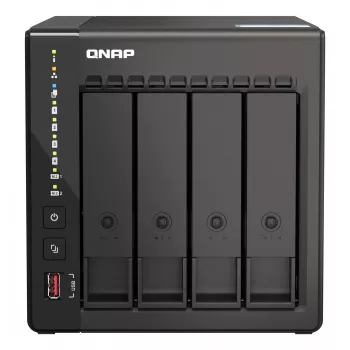 QNAP TS-453E NAS bokštinis Intel® Celeron® J6412 8 GB 0 TB QNAP QTS juodas