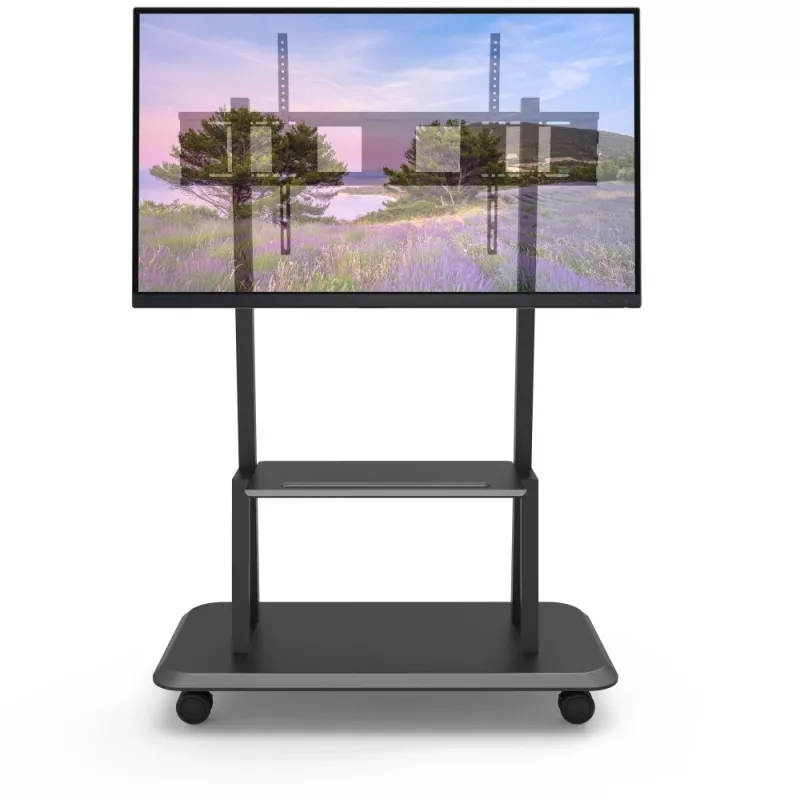 Porterinis grindinis stovas TECHLY Signage Display Mount ICA-TR31 55–120 colių ekranams, VESA 1200x600, maks. apkrova 150 kg, juodas
