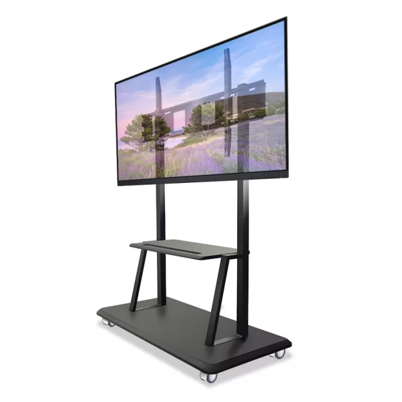 Porterinis grindinis stovas TECHLY Signage Display Mount ICA-TR31 55–120 colių ekranams, VESA 1200x600, maks. apkrova 150 kg, juodas