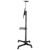 Pertvarinis stovas TECHLY ICA-TR16T 37 inch–70 inch ekranams, VESA 200x200–600x400, iki 50 kg, reguliuojamas aukštis, ratukai, pakreipimas ±10° (juodas)