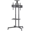 Pertvarinis stovas TECHLY ICA-TR16T 37 inch–70 inch ekranams, VESA 200x200–600x400, iki 50 kg, reguliuojamas aukštis, ratukai, pakreipimas ±10° (juodas)
