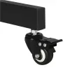 Pertvarinis stovas TECHLY ICA-TR16T 37 inch–70 inch ekranams, VESA 200x200–600x400, iki 50 kg, reguliuojamas aukštis, ratukai, pakreipimas ±10° (juodas)