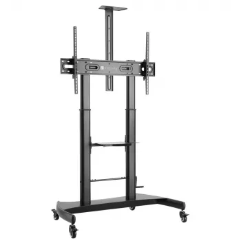 Techly Steel Trolley Floor Support reguliuojamo aukščio, TV nuo 60'' iki 100''