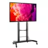 Techly Steel Trolley Floor Support reguliuojamo aukščio, TV nuo 60'' iki 100''