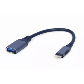 GEMBIRD USB 3.0 OTG Type-C (vyriškas) į USB Type-A (moteriškas) laidas, Kosminė pilka