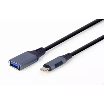 GEMBIRD USB 3.0 OTG Type-C (vyriškas) į USB Type-A (moteriškas) laidas, Kosminė pilka