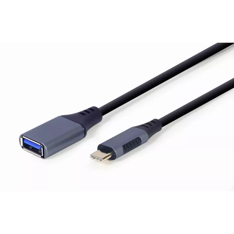GEMBIRD USB 3.0 OTG Type-C (vyriškas) į USB Type-A (moteriškas) laidas, Kosminė pilka