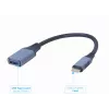 GEMBIRD USB 3.0 OTG Type-C (vyriškas) į USB Type-A (moteriškas) laidas, Kosminė pilka