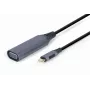 GEMBIRD USB Type-C į VGA vaizdo adapteris, 15 cm, kosminė pilka