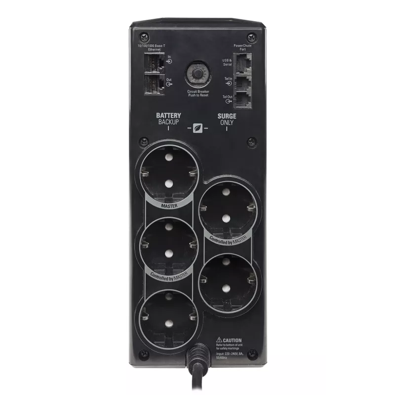 APC Back-UPS PRO BR900G-GR - 900VA, 5x Schuko lizdas, USB, linijinis-interaktyvus, 0,9 kVA, 540 W, 156 V, 300 V, 50/60 Hz