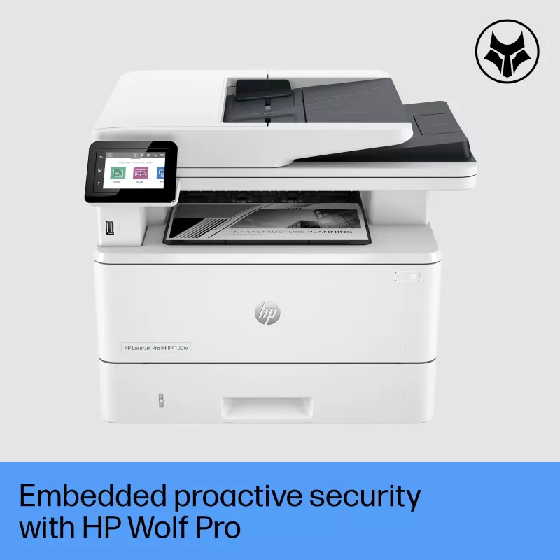 Daugiafunkcinis spausdintuvas HP LaserJet Pro MFP 4102fdw lazerinis vienspalvis
