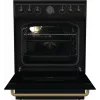 Gorenje GECS6B71CLB Laisvai pastatoma elektrinė viryklė su keramine kaitlente, juoda