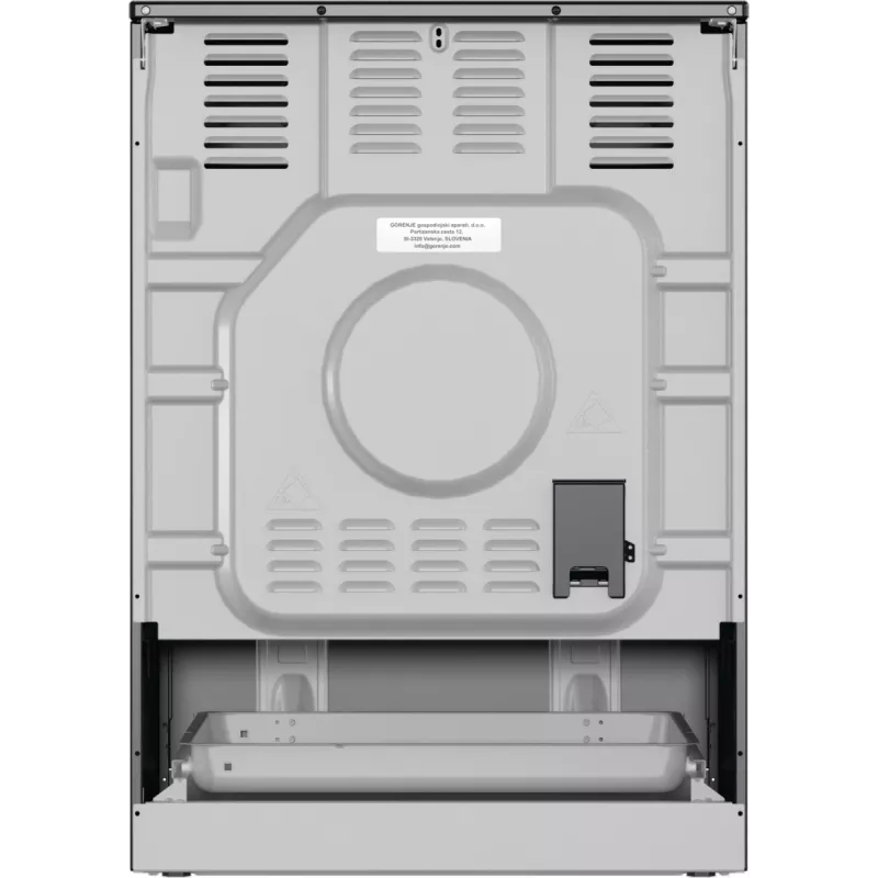 Gorenje GECS6B71CLB Laisvai pastatoma elektrinė viryklė su keramine kaitlente, juoda