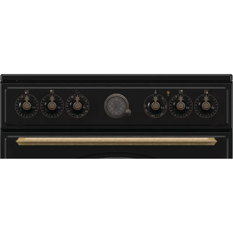 Gorenje GECS6B71CLB Laisvai pastatoma elektrinė viryklė su keramine kaitlente, juoda