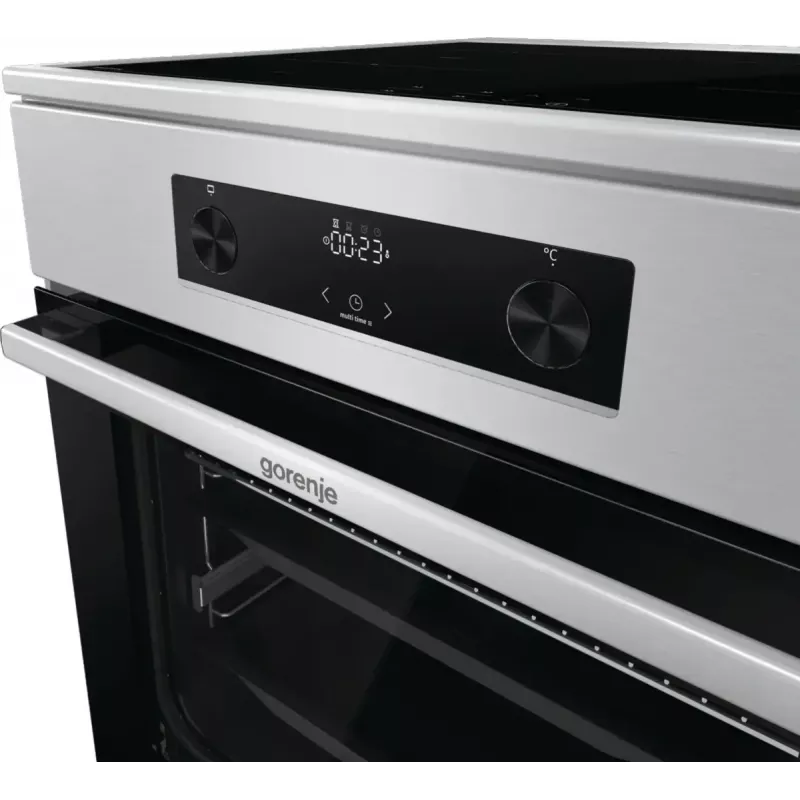 Laisvai pastatoma viryklė Gorenje GEIT6C60XPG su elektrine indukcine kaitviete, 4 zonos