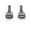 DIGITUS 8K PREMIUM HDMI 2.1 jungiamasis kabelis, auksuotas, palaiko 8K/60Hz, 1m